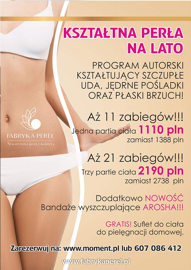 Zabiegi kształtujące szczupłe uda, jędrne pośladki oraz płaski brzuch