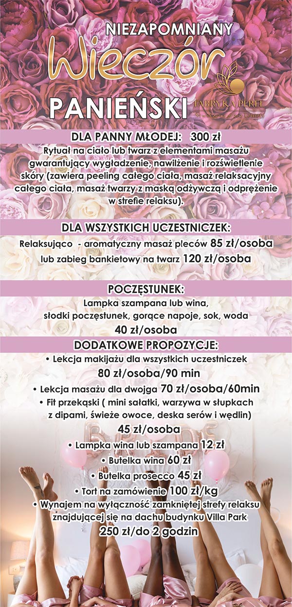 wieczór panieński pakiety